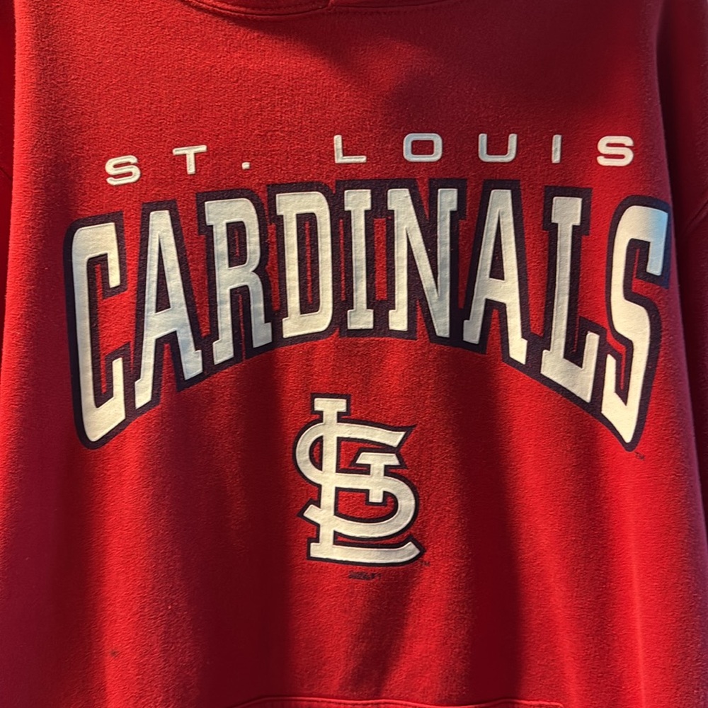 STL Cardinals Red Hoodie UNISEX - Picture 2 of 9